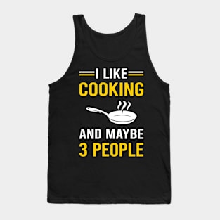 3 People Cooking Tank Top